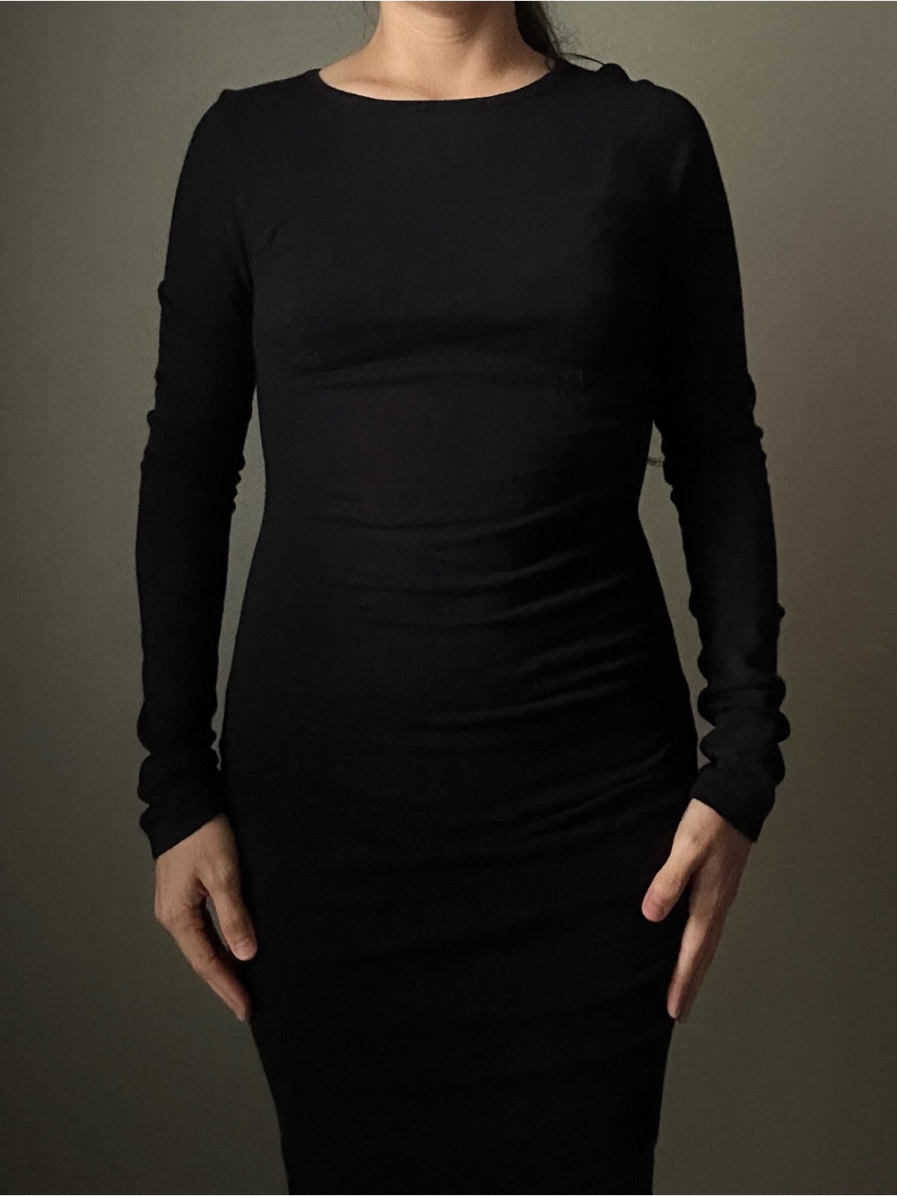 Express Black Bodycon dress